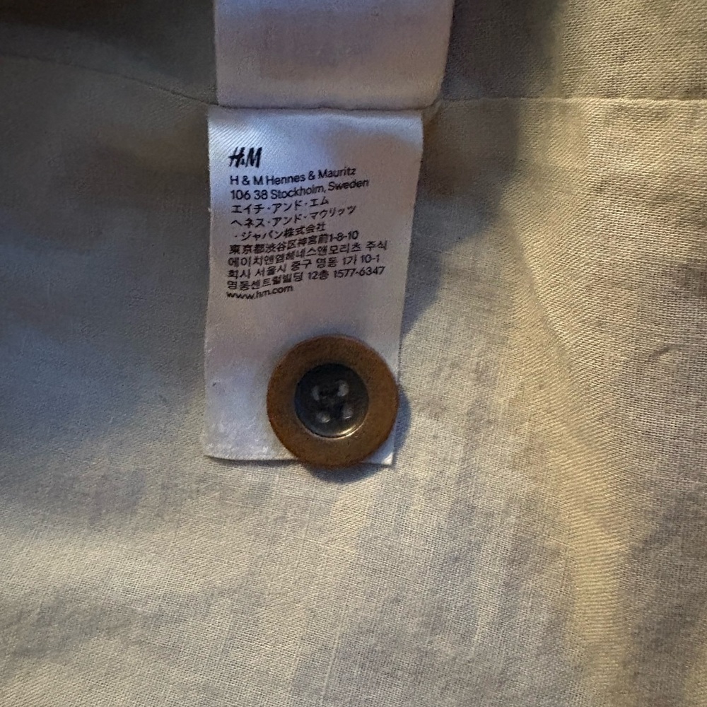 H&M Dark Blue Hooded Coat - Picture 3 of 5